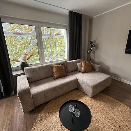 公寓 Messe Essen, Modernes Mit Kueche, Balkon & Self-check-in *