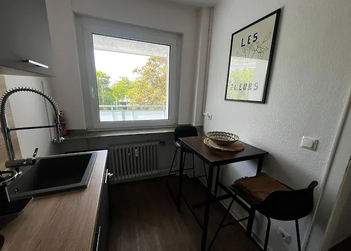 Messe Essen, Modernes Mit Kueche, Balkon & Self-check-in Lejlighed