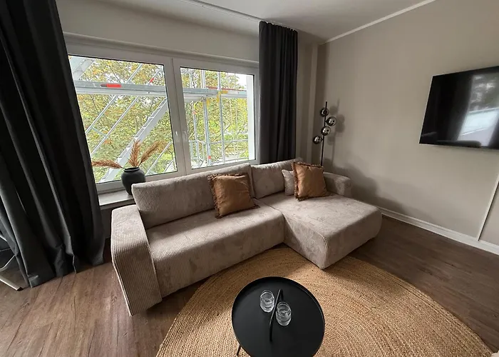 Apartman Messe Essen, Modernes Mit Kueche, Balkon & Self-check-in *